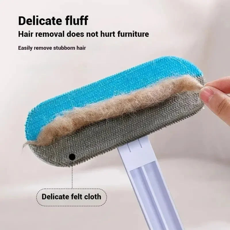 Pet Hair Removal Tool 4-in-1 Hair Removal Furniture Cat Hair Remover for Couch-Pet Hair Removal Car clothe Furniture Carpet Bed