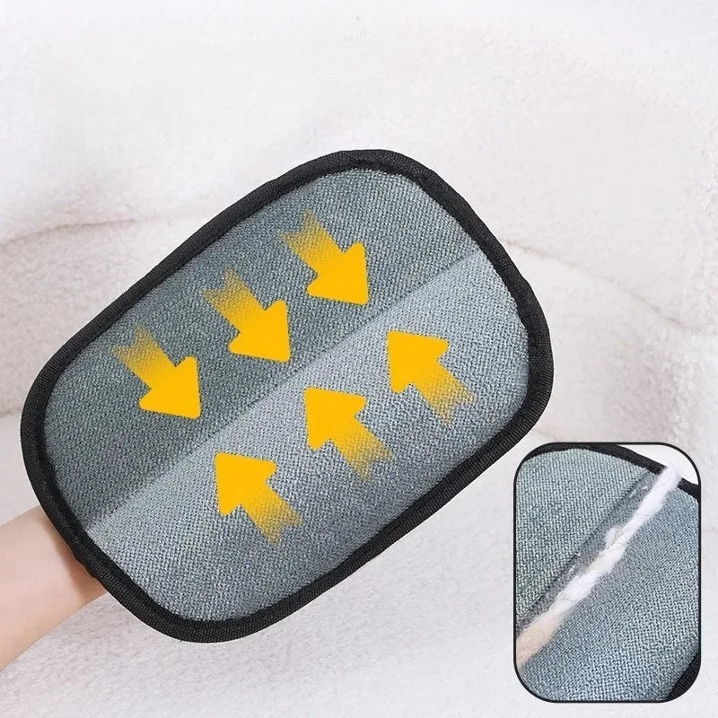 Reusable Cat Grooming Gloves Electrostatic Pet Hair Removal Mitts Cat Dog Hair Remover Brush Sticking Device Home Hair Scraper