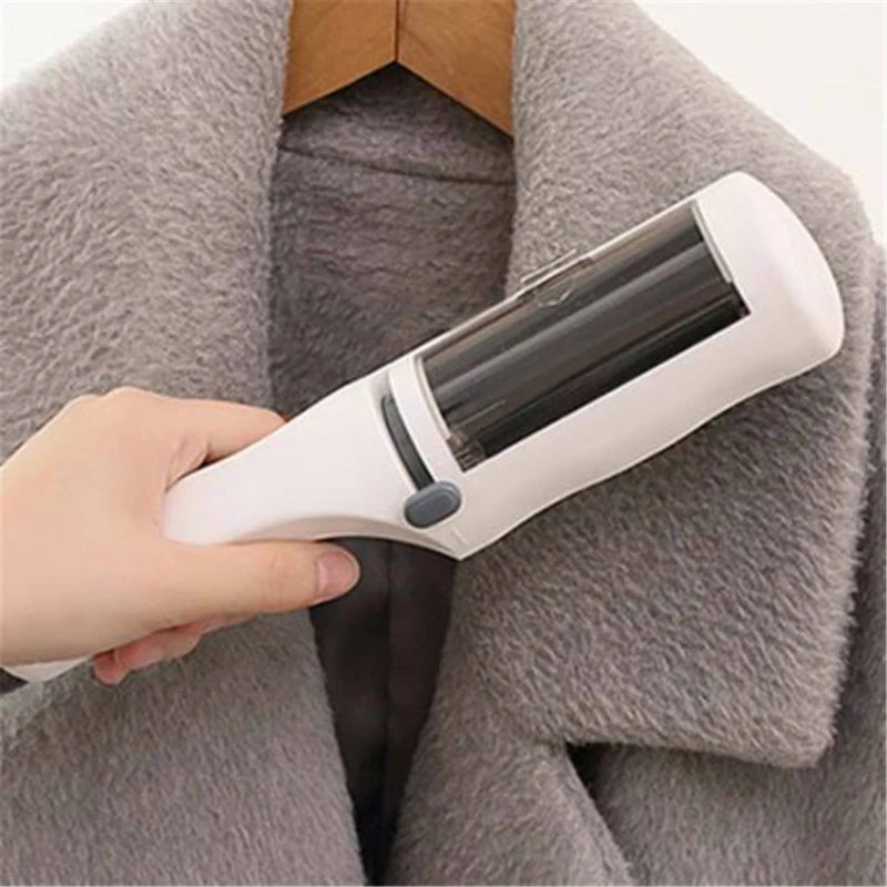 Electrostatic Static Clothing Dust Pets Hair Cleaner Remover Brush Suction Sweeper For Home Office Travel Clothes Cleaning Brush