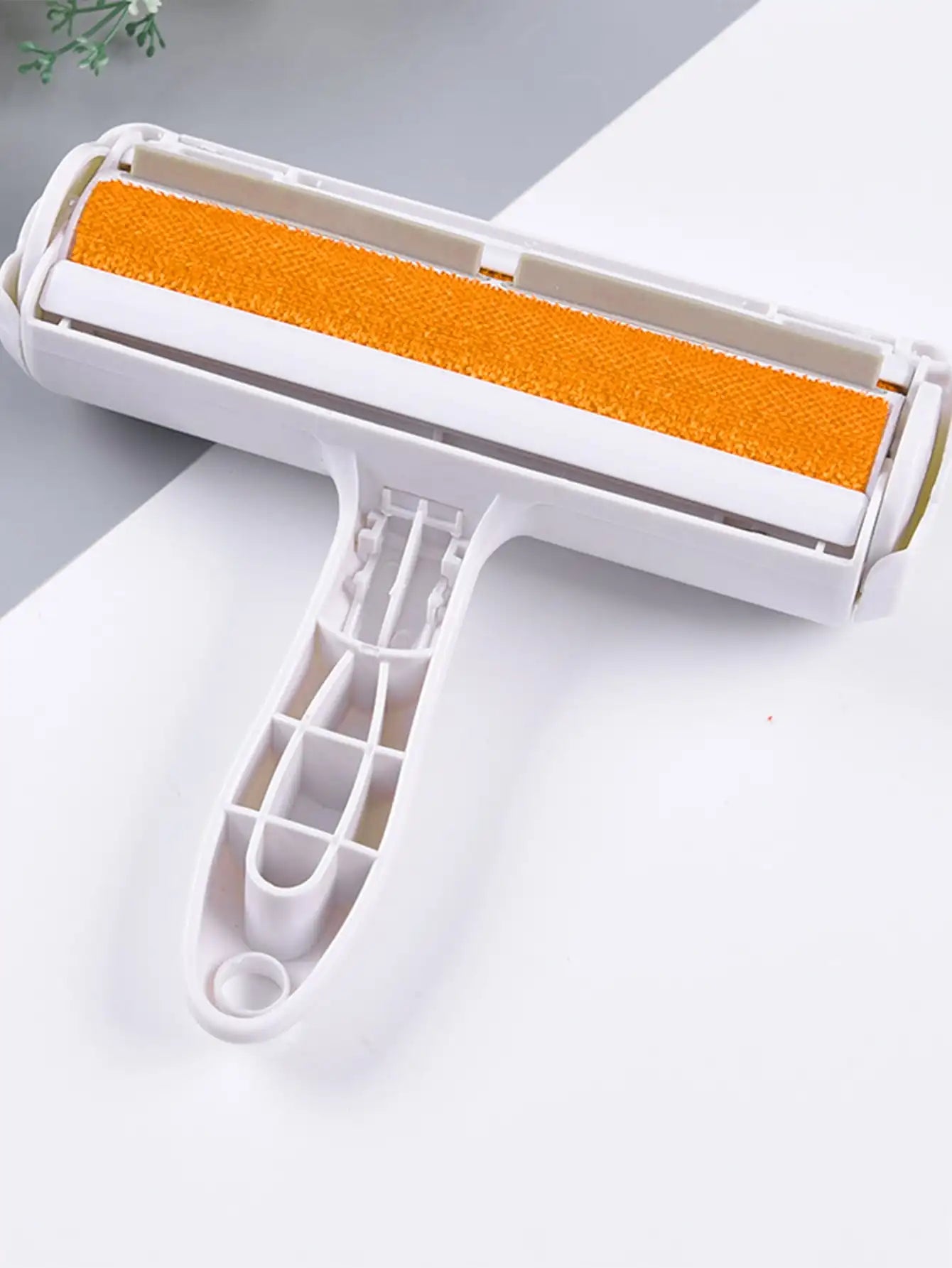 Pet Hair Roller Remover Lint Brush 2-Way Dog Cat Comb Tool Convenient Cleaning Dog Cat Fur Brush Base Home Furniture Sofa Clothe