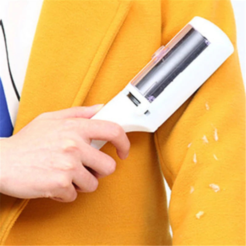 Electrostatic Static Clothing Dust Pets Hair Cleaner Remover Brush Suction Sweeper For Home Office Travel Clothes Cleaning Brush