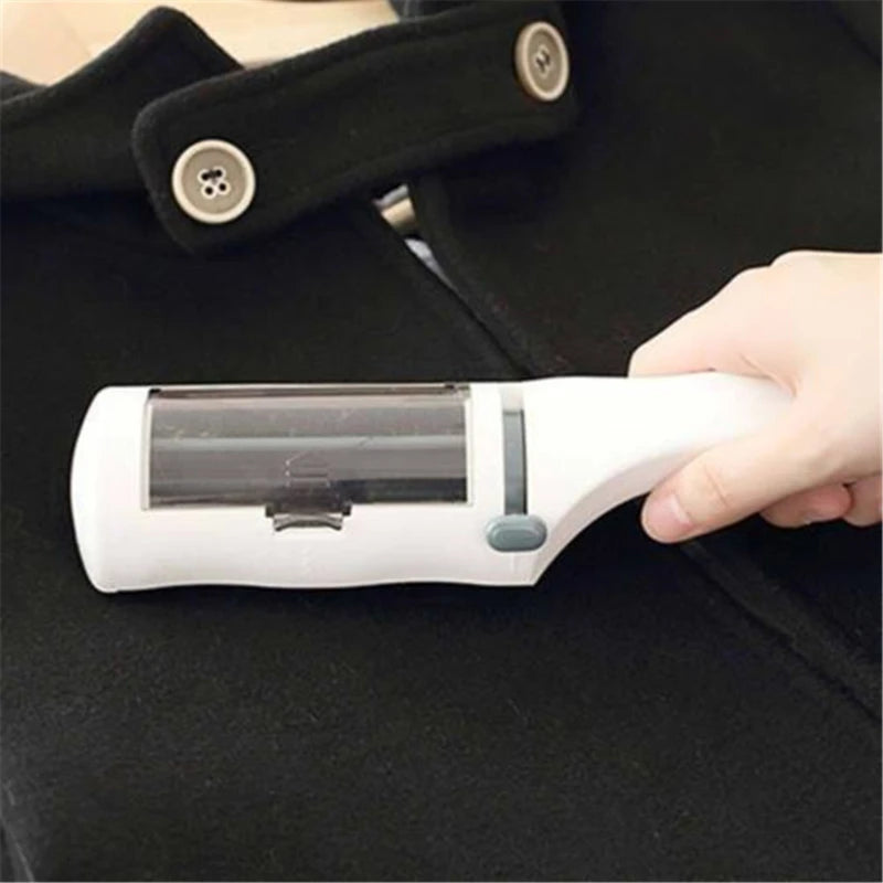 Electrostatic Static Clothing Dust Pets Hair Cleaner Remover Brush Suction Sweeper For Home Office Travel Clothes Cleaning Brush